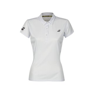 Babolat Core Club Polo Shirt - Tennis Shirt Damen - Weiss