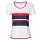 Fila T-Shirt Samira Sport Shirt - Damen - Weiss Marineblau Fila Rot