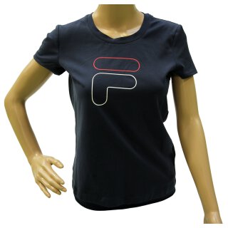 Fila T-Shirt Rike Tennis Shirt Top - Damen - Marineblau