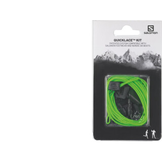 Salomon Quicklace Kit Schuhbänder - Grün - Wandern Outdoor Ersatzschnürsenkel