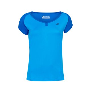 Babolat Play Cap Sleeve Top Shirt - Jugend - Blau Kinder Tennis M&auml;dchen Girls