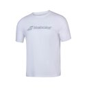 Babolat Exercise Babolat Tee Shirt Tennis Shirt Herren - Weiß