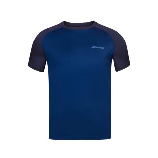 Babolat Play Crew Neck T-Shirt - Tennis Shirt Herren - Blau L
