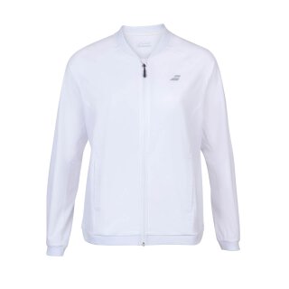 Babolat Play Jacket Tennis Trainingsjacke Damen - Weiß L