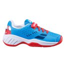 BABOLAT PULSION ALL COURT KID Tomato Red/Blue Aster