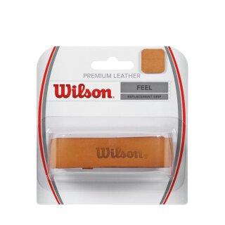 Wilson Premium Leder Basisgriffband - Tennis Griffband - Braun