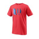 Wilson Blur T-Shirt - Jugend - Rot Infrarot Kinder Tennis...