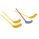 ProSportAustria Hockey Schl&auml;ger Set - Ideal f&uuml;r Stra&szlig;en und Hallen Hockey Indoor und Outdoor - Gelb