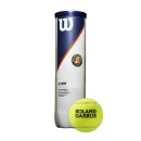 Wilson Roland Garros All Court Tennisbälle Karton - 72 Bälle 18x4er Dosen - Hobby Amateur Meisterschaftsball