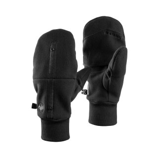 Mammut Shelter Glove - Handschuhe mit abklappbaren Fingerkuppen - Unisex - Schwarz