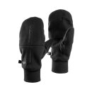 Mammut Shelter Glove - Handschuhe mit abklappbaren Fingerkuppen - Unisex - 8 - Schwarz
