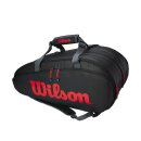 Wilson Tour 3 Compartment Clash Tennis Bag Black/Infrared/Grey