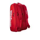 Wilson Super Tour 3 Compartment Tennistasche 15 Rackets - Rot