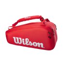 Wilson Super Tour 9 Pack Tennis Bag Red