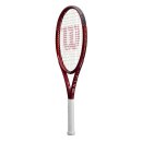 Wilson Triad Five Tennisschläger Damen und Herren - Racket 16x20 249g - Weiß Rot -  Komfortschläger armschonend