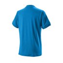 Wilson Uwii Henley T-Shirt - Tennis Shirt Jungen - Blau...