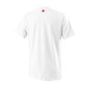 Wilson Nostalgia Tech T-Shirt - Jugend - Weiß Kinder Tennis Jungs Boys