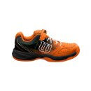 Wilson Kaos Tennis Shoes Kids Shocking Orange/Black/Amazon