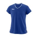 Wilson Team II V-Shirt - Jugend - Blau Kinder Tennis Mädchen Girls