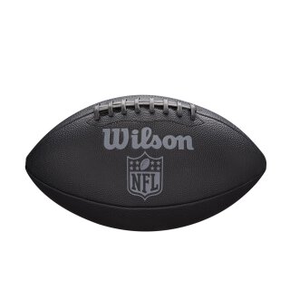 Wilson NFL Jet Black American Football - Junior Size - Black