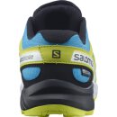 Salomon Speedcross Wasserdichte Trail Running Schuhe - Junior - Blau Grün Gelb