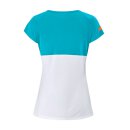 Babolat Play Cap Sleeve Top Shirt - Jugend - Weiß Türkis Kinder Tennis Mädchen Girls