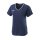 Wilson Team II Shirt mit V-Ausschnitt - Tennis Shirt Damen - Dunkelblau