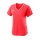 Wilson Womens Team II V-Neck Shirt - Fiery Coral