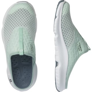 Salomon Womens Reelax Slide 5.0 - Recovery Shoes - Opal Blue/White/White