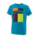 Wilson Grid Tech T-Shirt - Jugend - Barrier Reef Kinder Tennis Jungs Boys