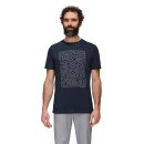 Mammut Alnasca Elastisches T-Shirt mit Merinowolle - Herren - Marineblau