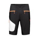 Mammut Mens Sertig Technical Shorts - Black/White/Vibrant Orange