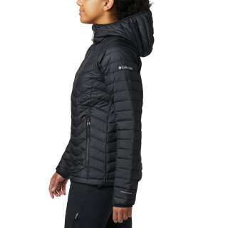 Columbia Powder Light Hooded Jacket Freizeit Jacke - Damen - XS - Black - Columbia Jacke Damen