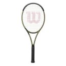 Wilson Blade 100UL V8.0 - Tennisschl&auml;ger - Racket 16x19 265g - Metallic Gr&uuml;n Metallic Braun