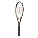 Wilson Blade 100UL V8.0 - Tennisschl&auml;ger - Racket 16x19 265g - Metallic Gr&uuml;n Metallic Braun