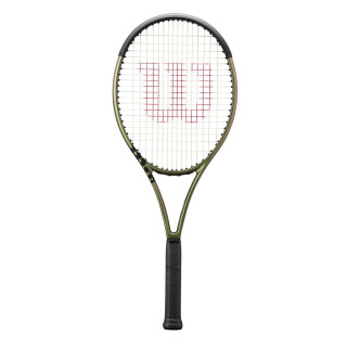 Wilson Blade 104 V8 Tennisschläger - Racket 16x19 290g - Metallic Grün Metallic Braun