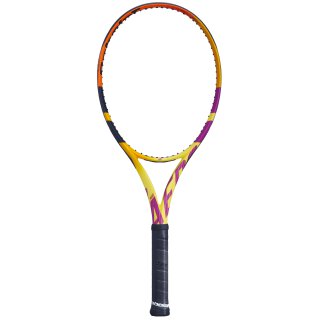 Babolat Pure Aero Rafa Tennisschläger - Racket 16x19 300g - Unbespannt - Gelb Orange Violett