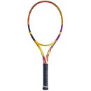 Babolat Pure Aero Rafa Tennisschl&auml;ger - Racket 16x19 300g - Unbespannt - Gelb Orange Violett