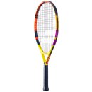 Babolat Nadal Junior 23 Tennisschl&auml;ger - Bespannt - Gelb, Orange, Violett