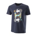 Wilson King Tech Tee T-Shirt - Tennis Shirt Herren - Outer Space