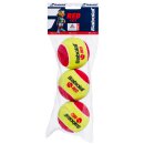 Babolat Red Felt X3 Kids Tennisb&auml;lle - 3er Pack - Kinderball Red Court Kids Tennis Kinderkurse