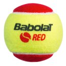 Babolat Red Felt X3 Kids Tennisball - 72 Bälle - 24x3er Pack - Kinderball Red Court Kids Tennis Kinderkurse