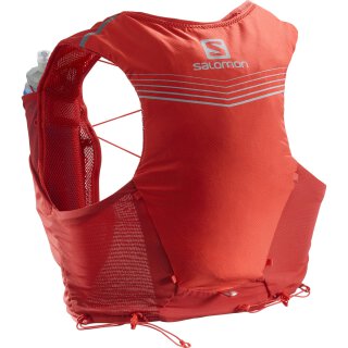 Salomon ADV Skin 5 Set - Running Vest with Fasks - Unisex - Goji Berry