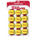 Wilson Starter Red Kids Tennis Balls - 12 Balls Pack -...