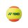 Yonex Muscle Power 30 Tennisbälle für Kinder - Stage 2 Orange Court - Eimer 60 Bälle