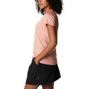 Columbia Zero Rules Short Sleeve Shirt - Women - Coral Reef