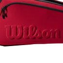 Wilson Super Tour Clash v2 Tennistasche 9 Rackets - Rot Schwarz