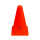 ProTennisAustria Pylonen Set Markierungs- Hütchen 9" Set aus 10 Stück - 23x14 cm - Orange - Kegel Pylonen Hütchen Cone