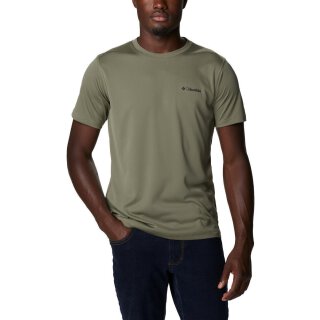 Columbia Zero Rules Short Sleeve Shirt - Men - Stone Green