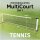 ProTennisAustria Multicourt 3-in-1 Netz: Tennisnetz, Volleyballnetz, Badmintonnetz | 3m x 80-130cm Premium Steel | Ideal für den Garten | Schneller Aufbau | Stabil für Garten, Park, Strand